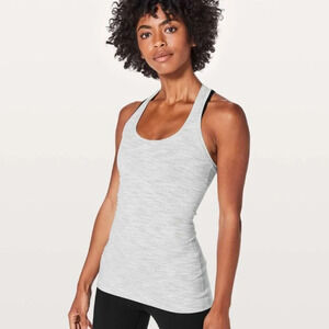 LULULEMON Cool Racerback II Wee Are From Space Nimbus  Battleship Size 6-8